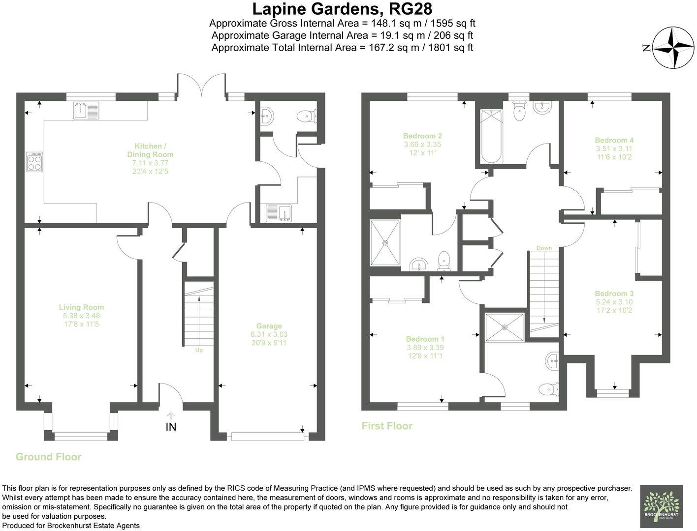Lapine Gardens, Whitchurch, RG28 7GA floorplan