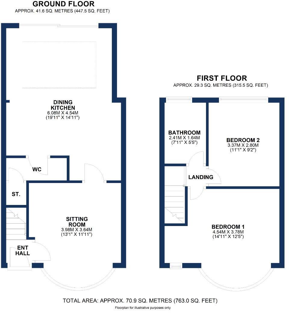 Rossett Avenue, Timperley floorplan