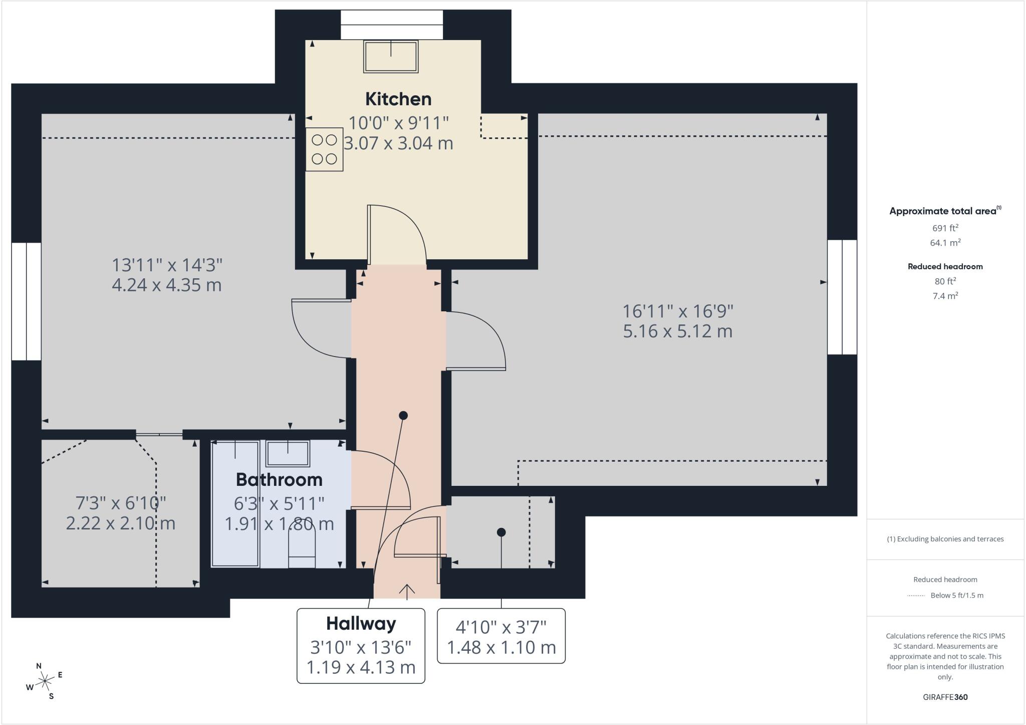 40D, Clough Road, Thornhill floorplan