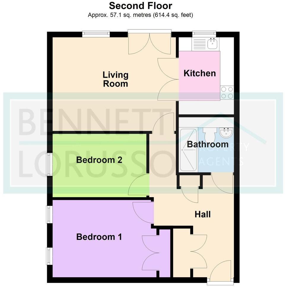 Crosshall Road, Eaton Ford, St Neots, PE19 floorplan