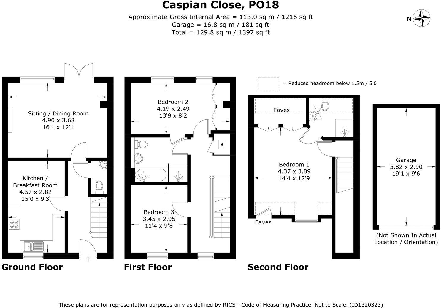 Caspian Close, Chichester floorplan