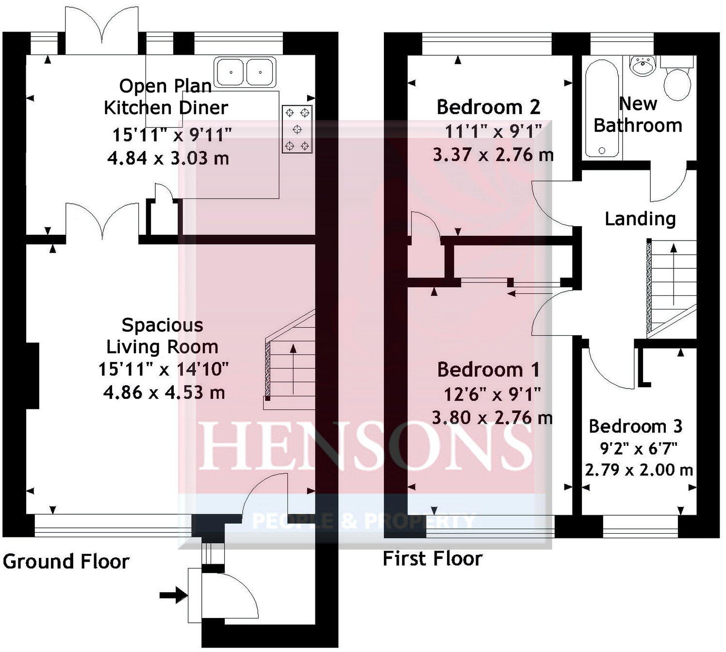 Combeside, Backwell - an established residential cul de sac that is well placed for amenities floorplan