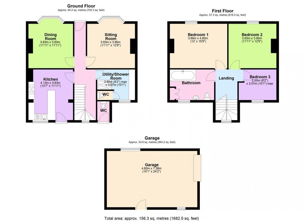 14 Sussex Street, Bedale, North Yorkshire DL8 2AJ floorplan
