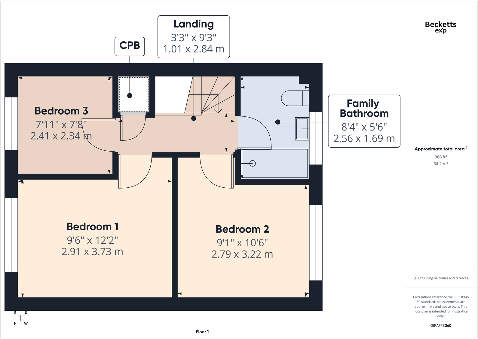 1 Harland Road, Lincoln, LN2 4GW floorplan
