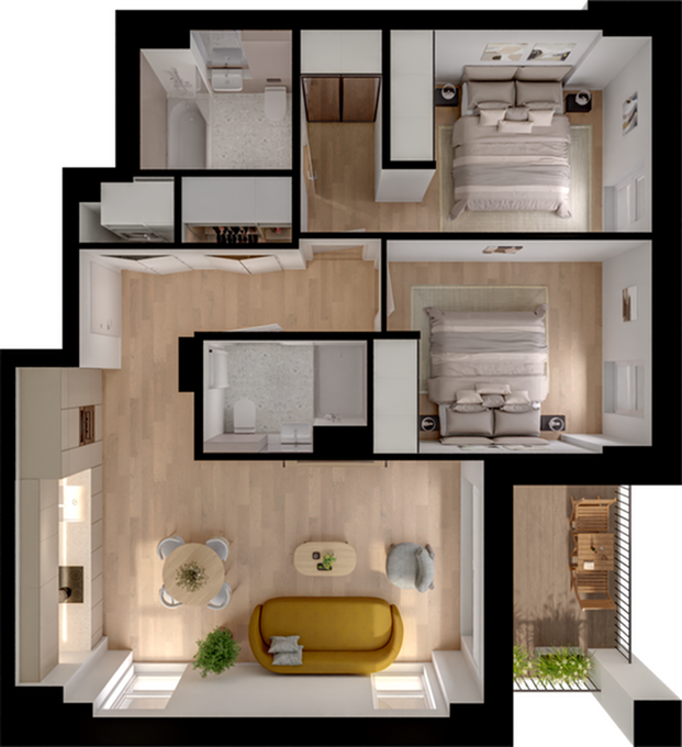 Momento Hayes, Masonry Place, Hayes, UB3 floorplan