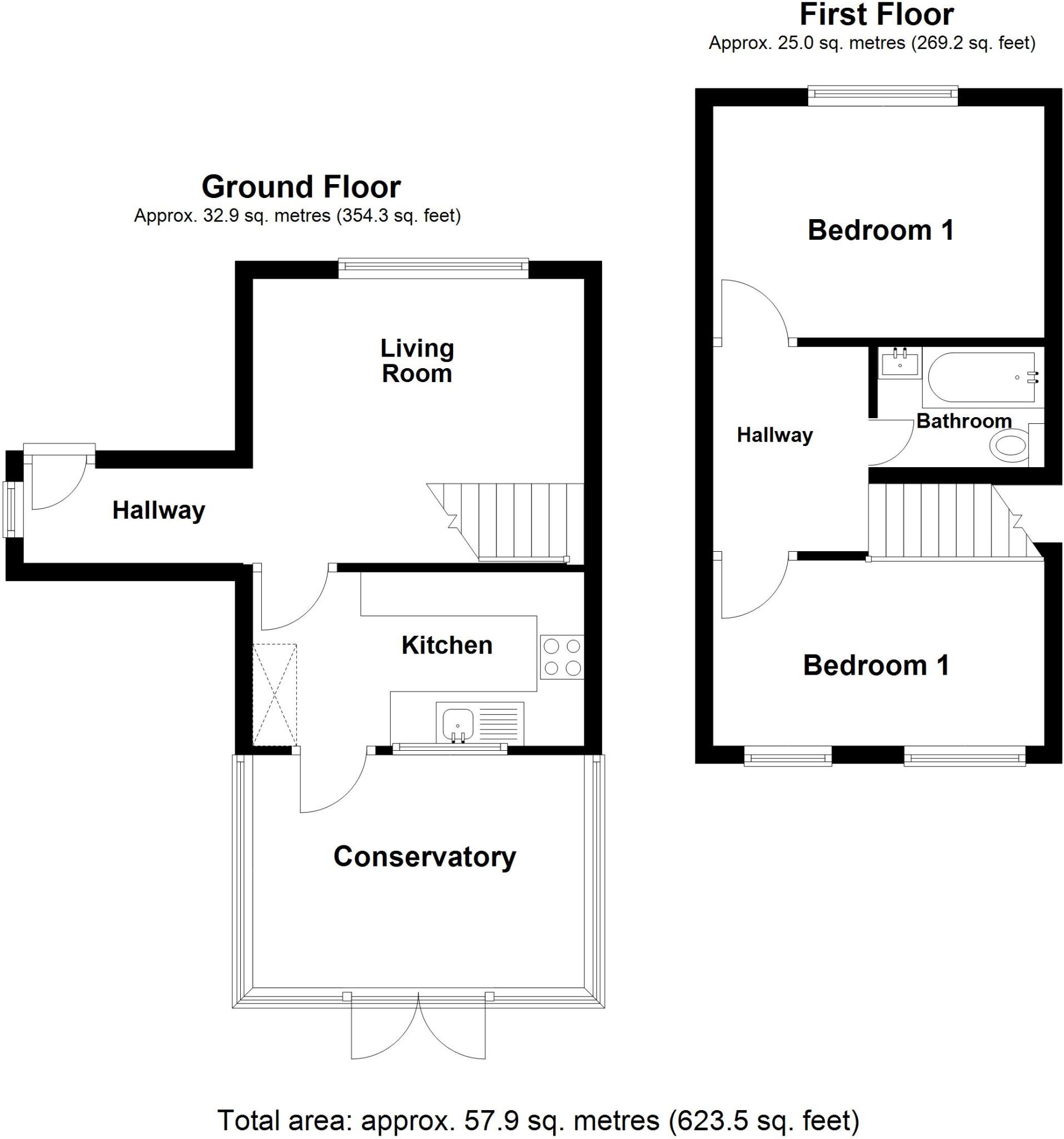 Hazebrouck Road Faversham ME13 floorplan