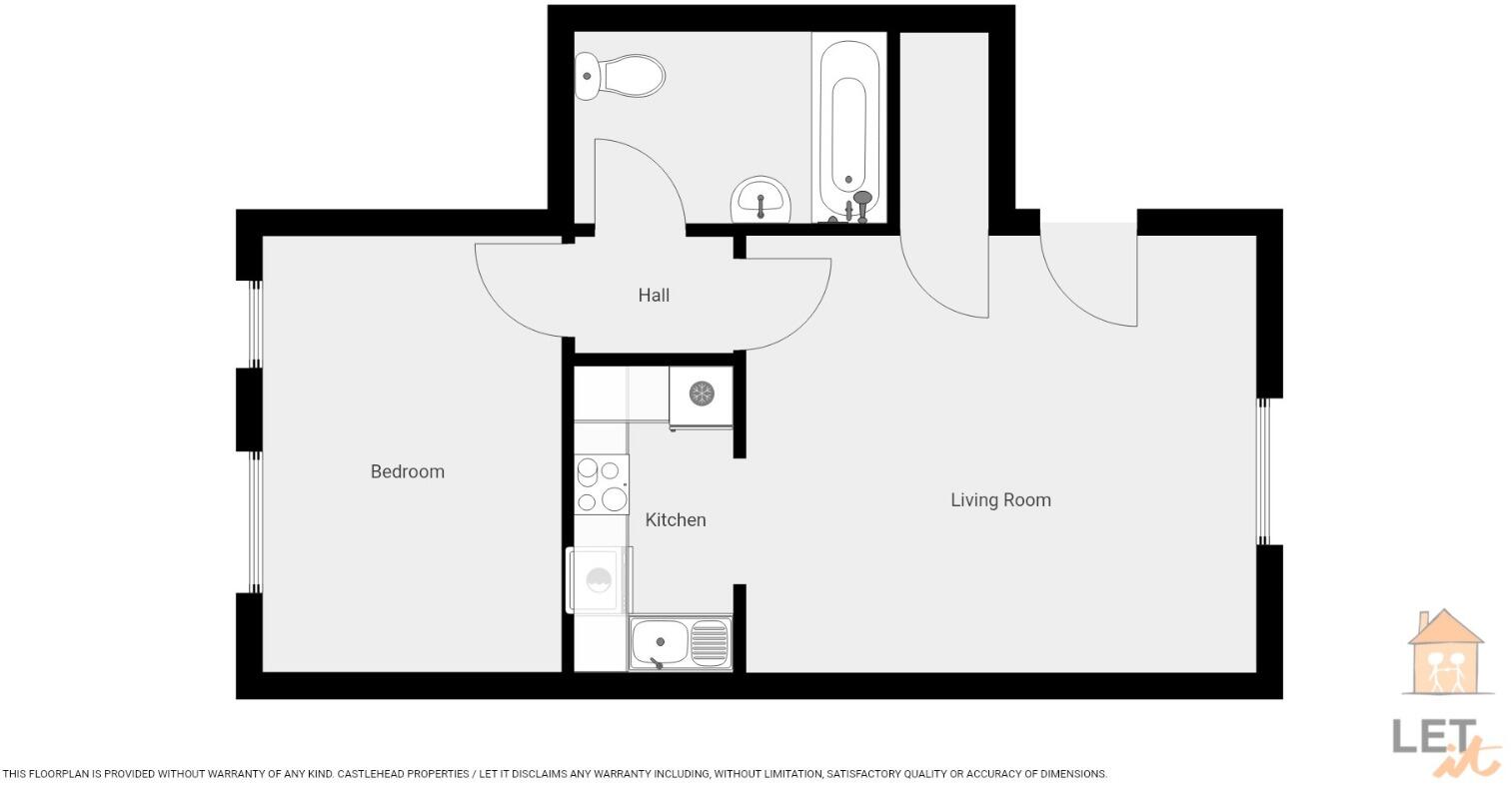 Glasgow Road, Paisley, PA1 floorplan