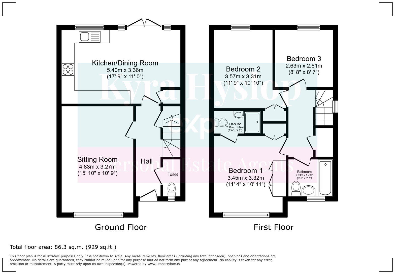 Hawkins Road , Exeter, EX1 3UW floorplan