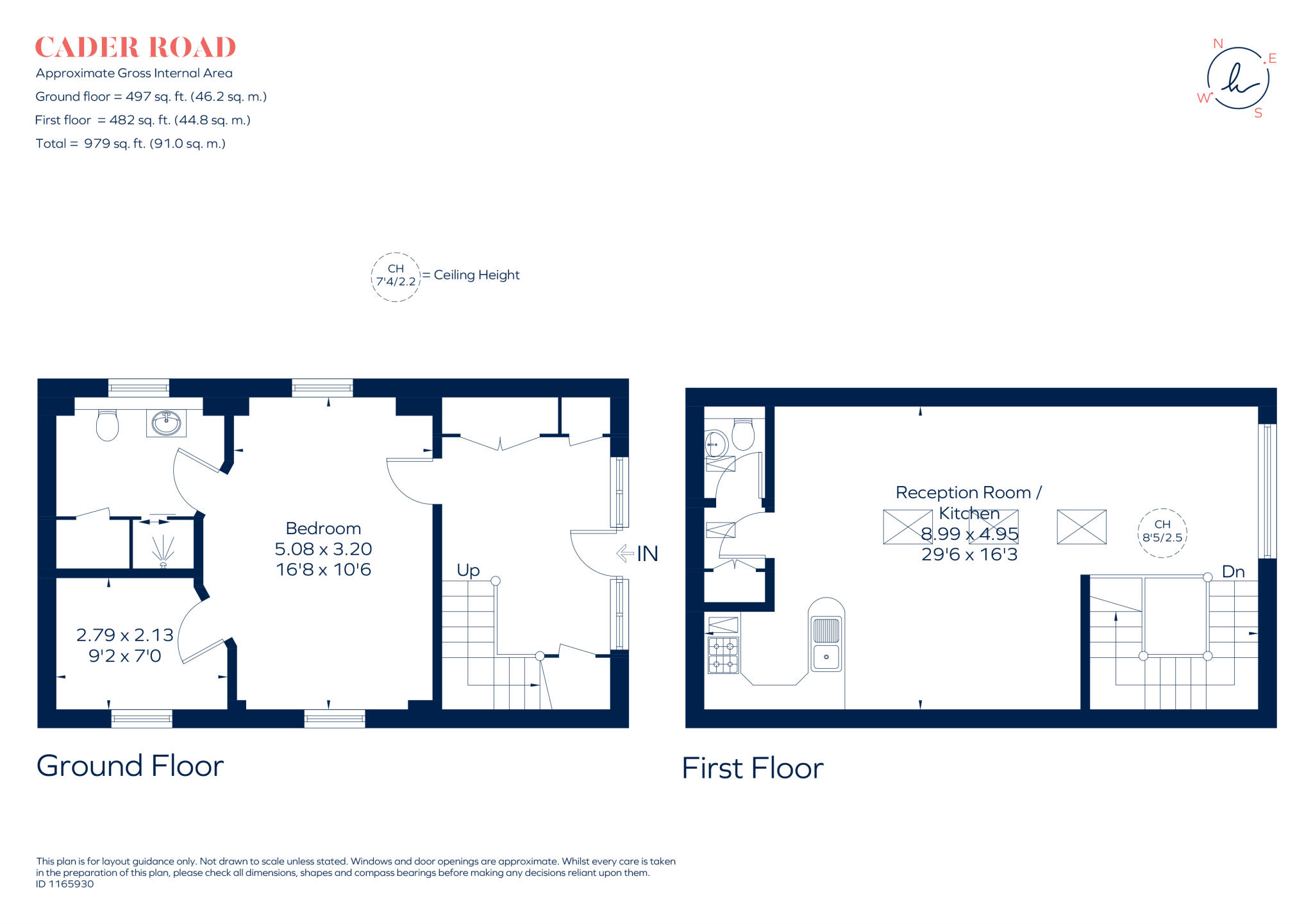 Cader Road, London, SW18 floorplan