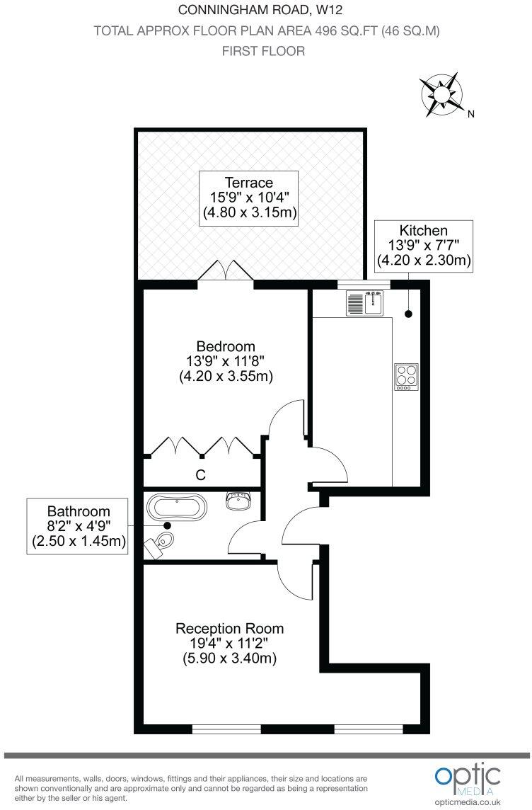 Coningham Road, Shepherds Bush floorplan