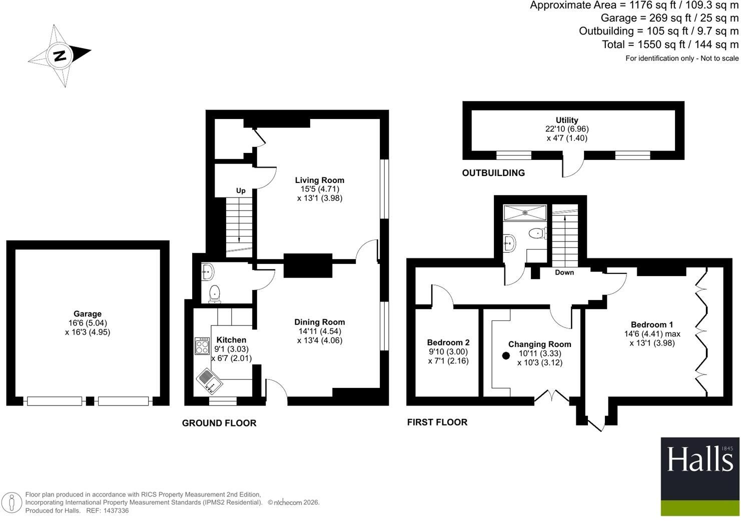 Apartment 3, The Woodlands, Abbey Foregate, Shrewsbury, SY2 6LT floorplan