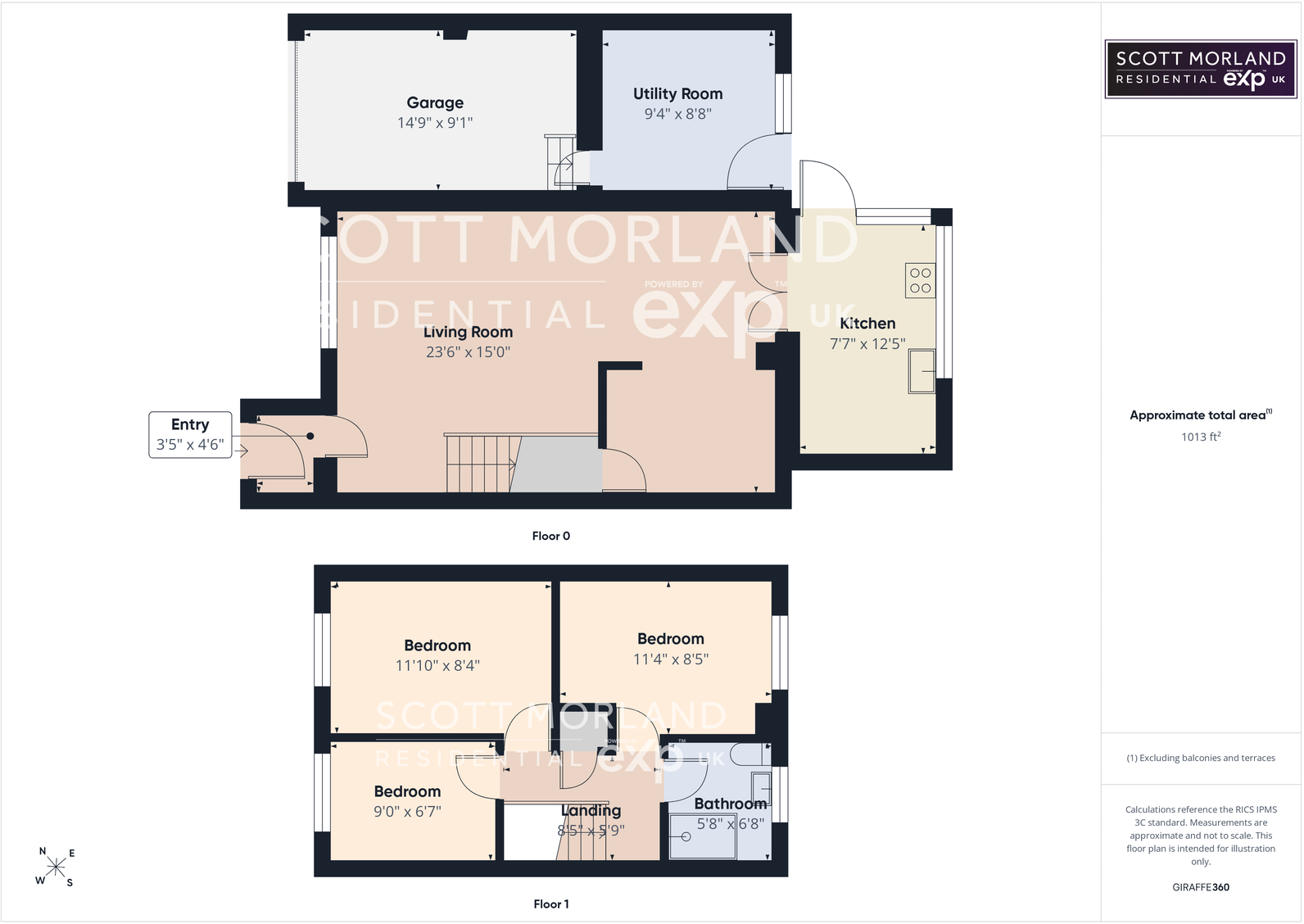 Mathias Walk, Basingstoke, RG22 4EQ floorplan