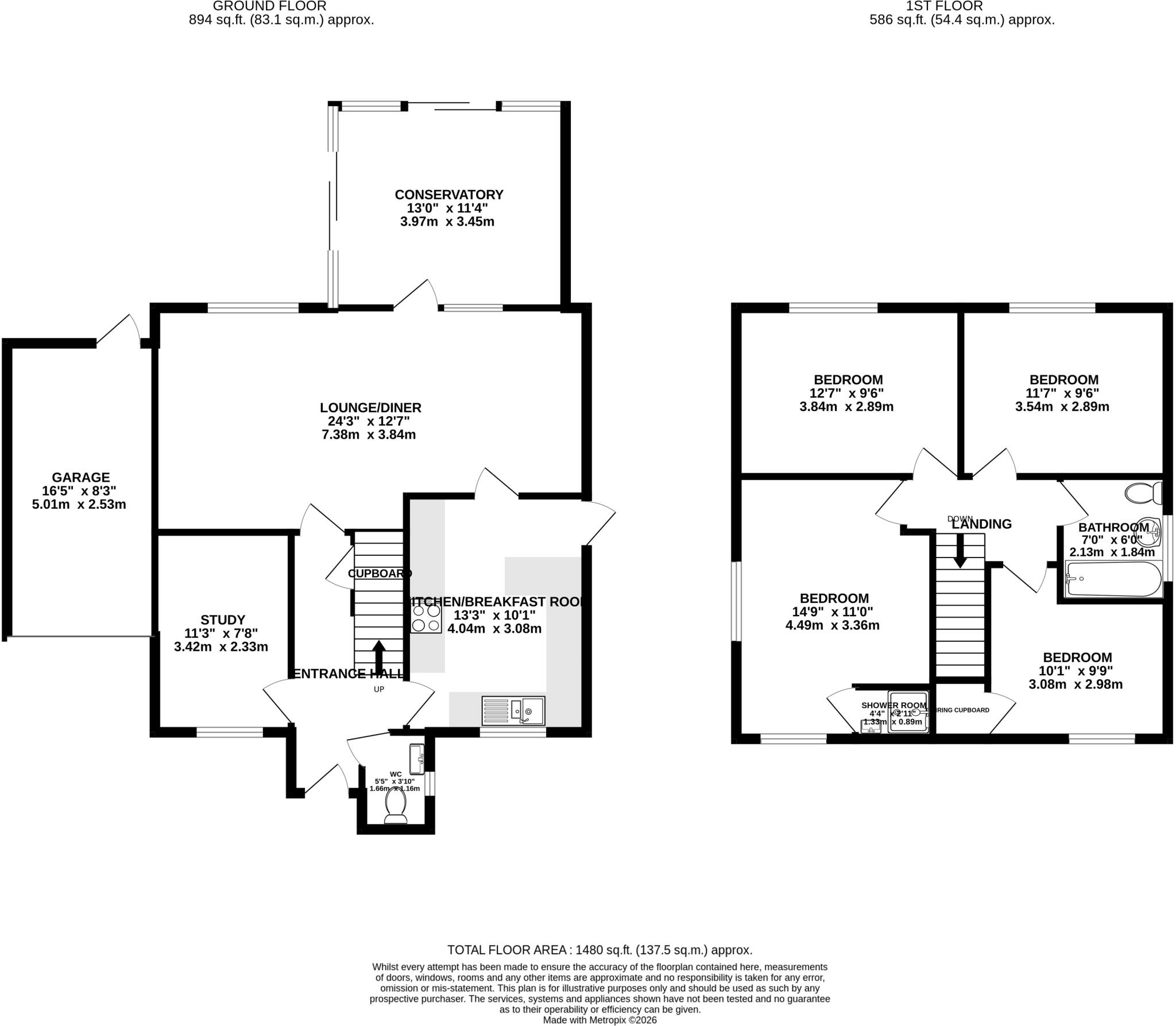 Thamesdale, London Colney, St. Albans, Hertfordshire, AL2 floorplan