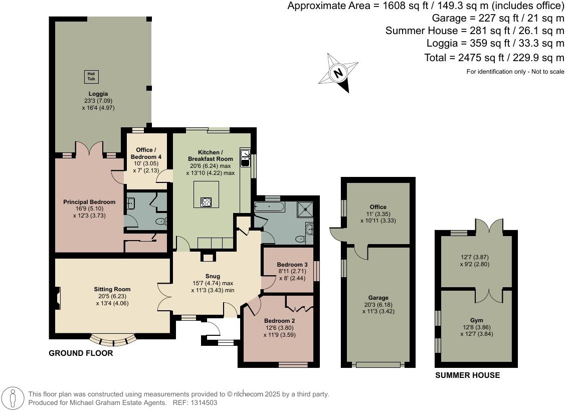 Chinnor Road, Bledlow Ridge, High Wycombe, Buckinghamshire, HP14 floorplan