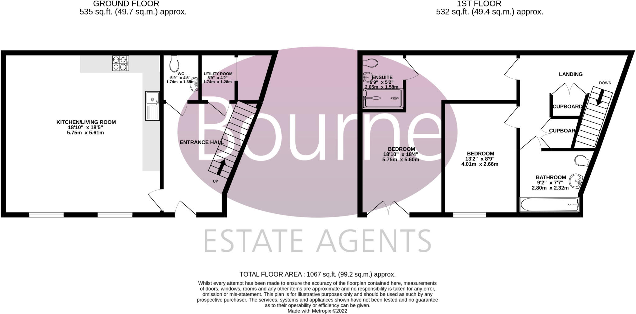 Guildford Road, Woking, Surrey, GU22 floorplan