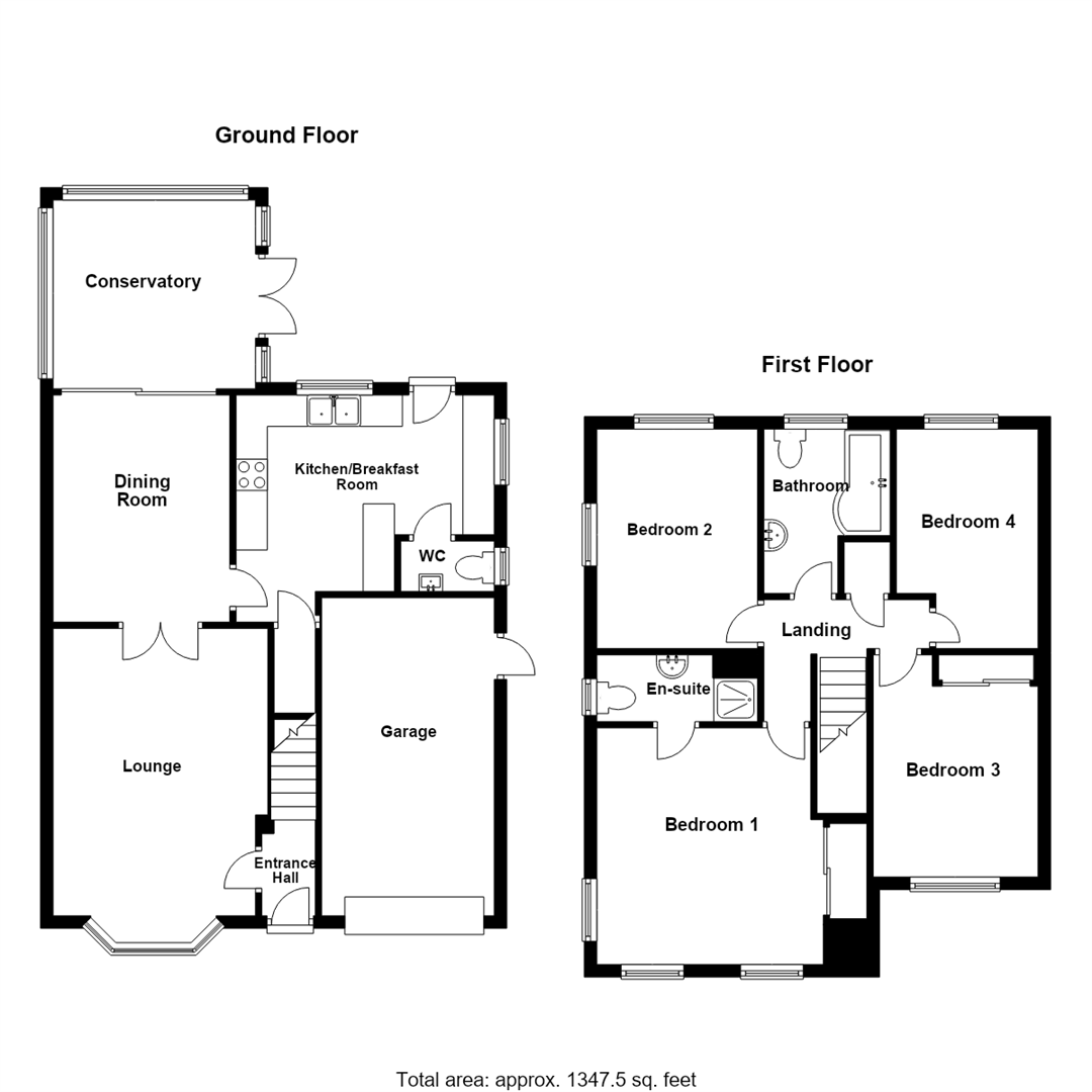 41 Hinwood Road, Westbury, Shrewsbury, SY5 9QU floorplan