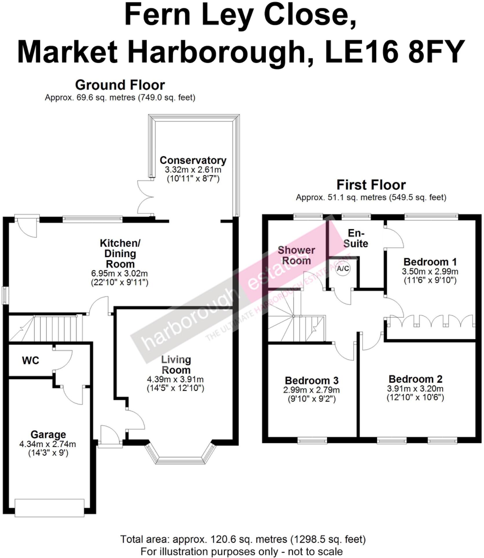 Fern Ley Close, Market Harborough, Leicestershire, LE16 floorplan