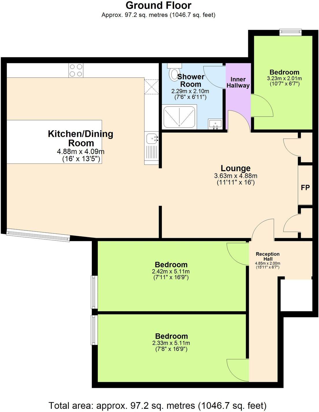 Thurlow Road, Torquay, TQ1 floorplan