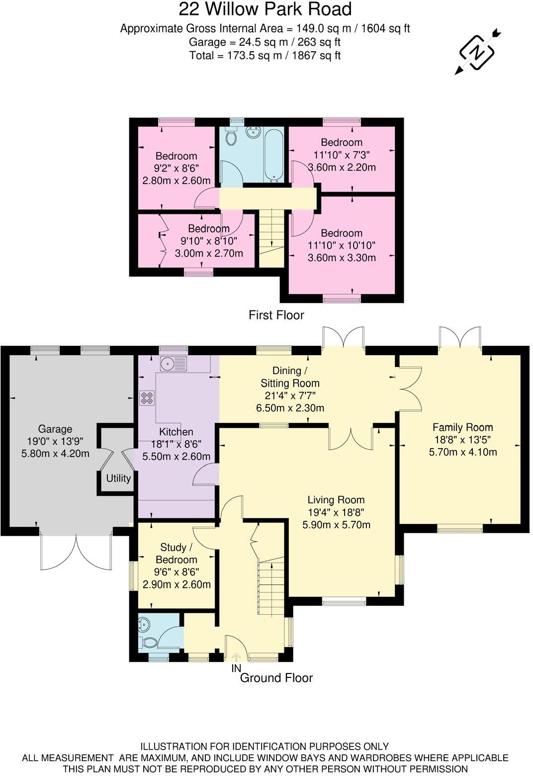 Willow Park Road, Wilberfoss, York, YO41 floorplan