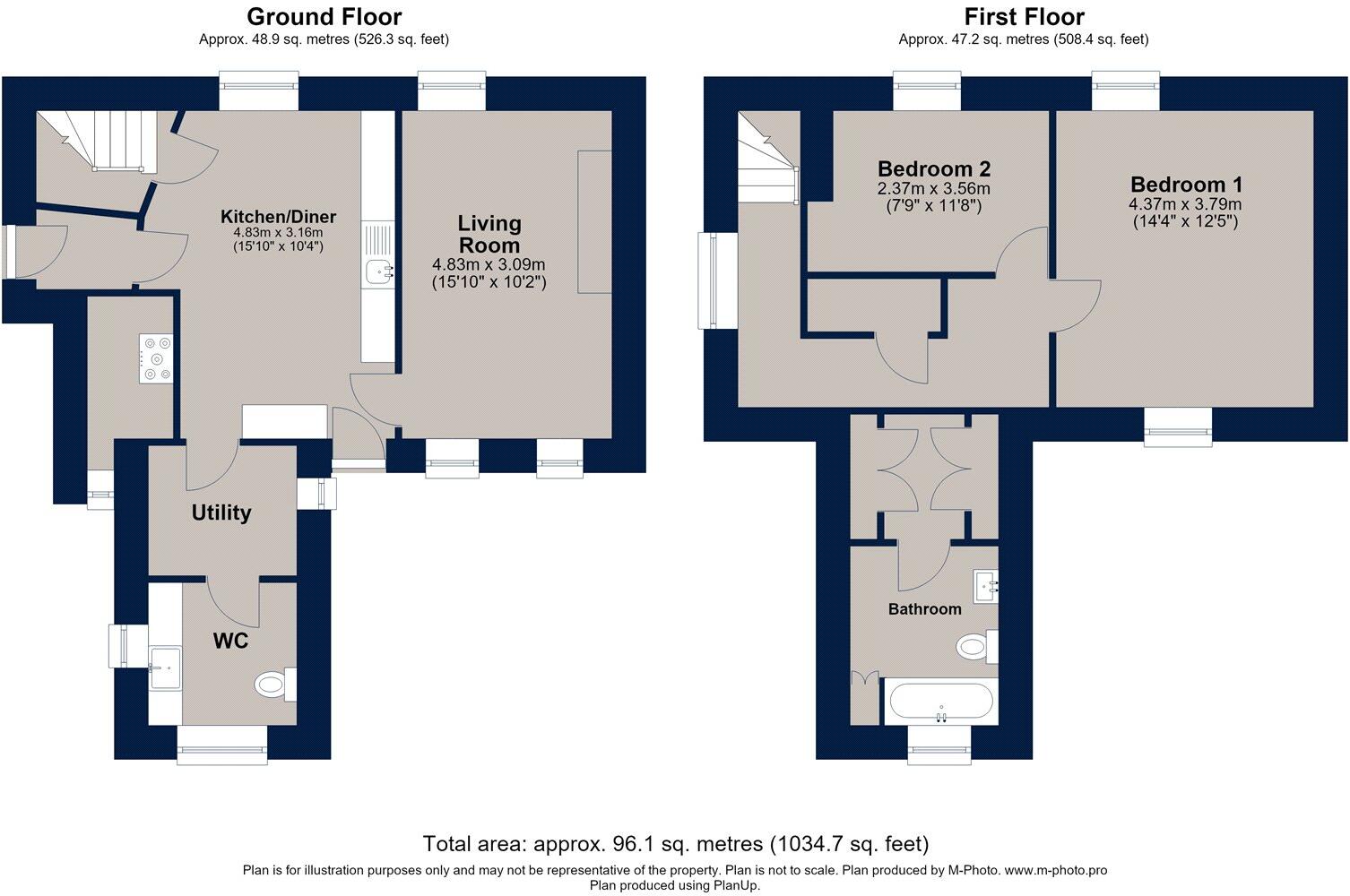 Meadow Lane, Denford, Northamptonshire, NN14 floorplan
