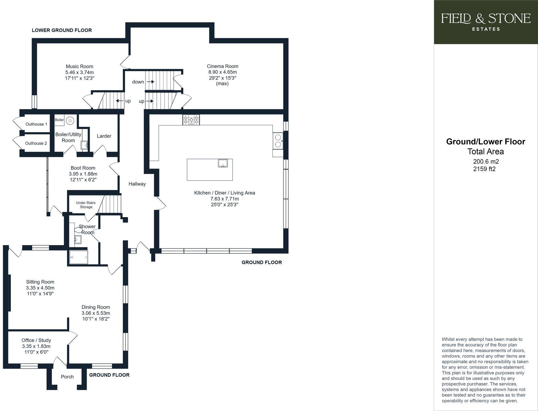 Walker Fold, Chaigley, BB7 floorplan