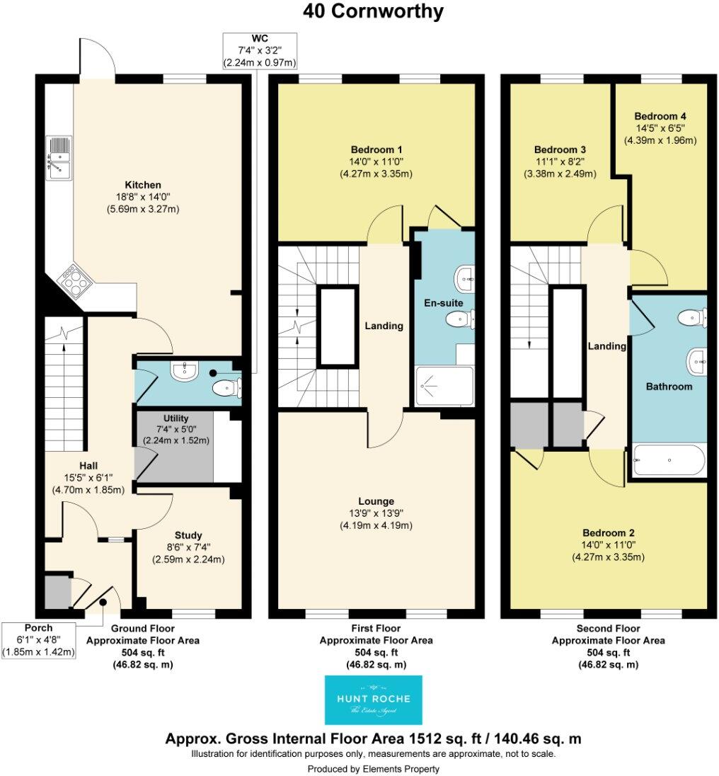 Cornworthy, * Greensward Views *, Shoeburyness, Essex, SS3 floorplan