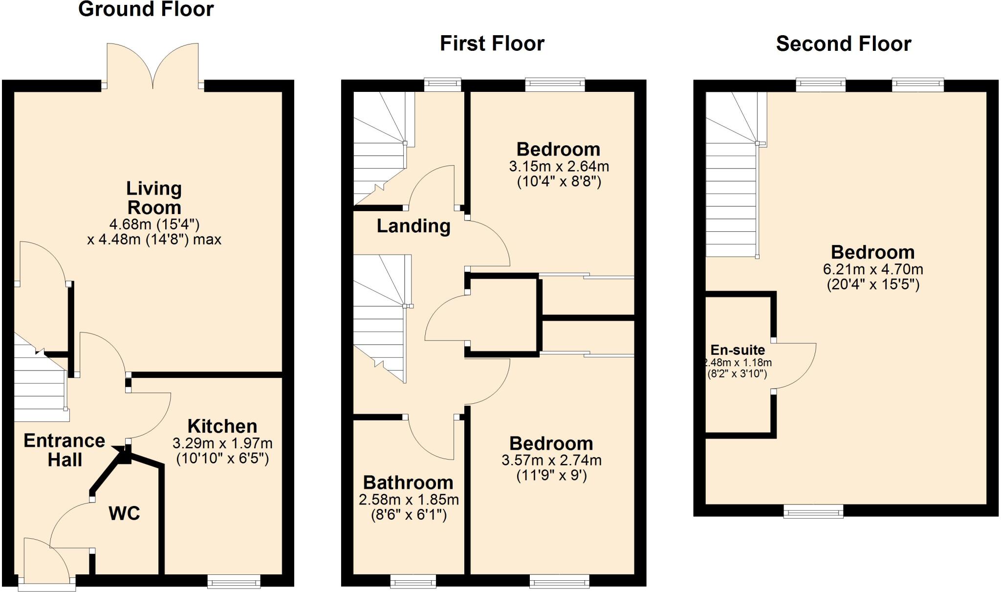 Severus Crescent, North Hykeham, LN6 floorplan