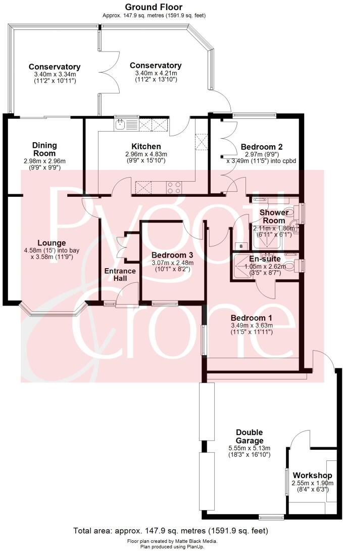 Saxon Gate, Kirton, Boston, Lincolnshire, PE20 floorplan