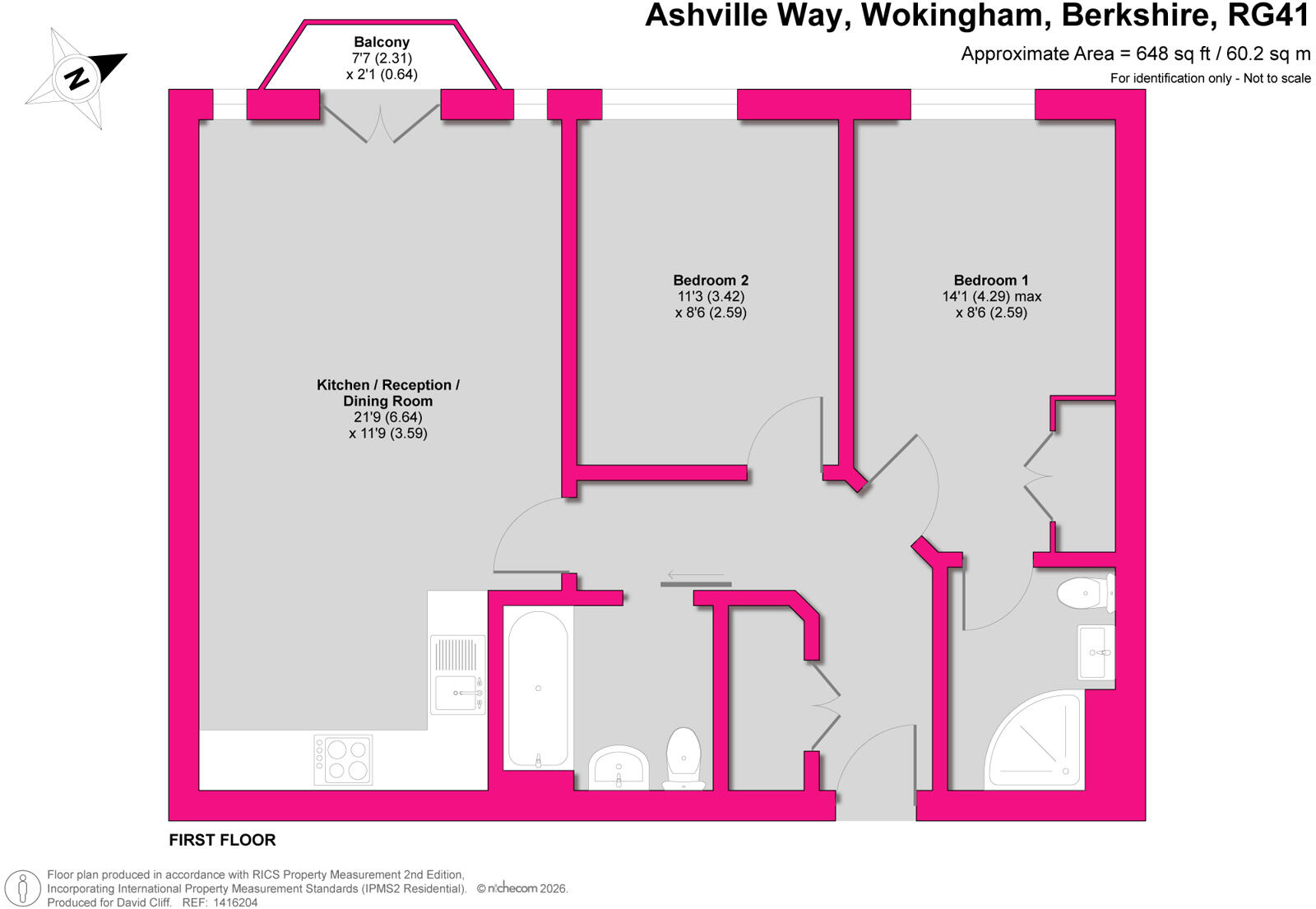 Ashville Way, Wokingham, Berkshire, RG41 floorplan