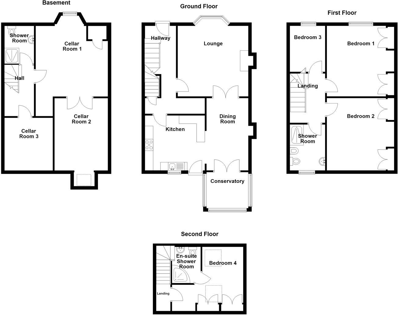 Belvoir Gardens, Skircoat Green, Halifax floorplan