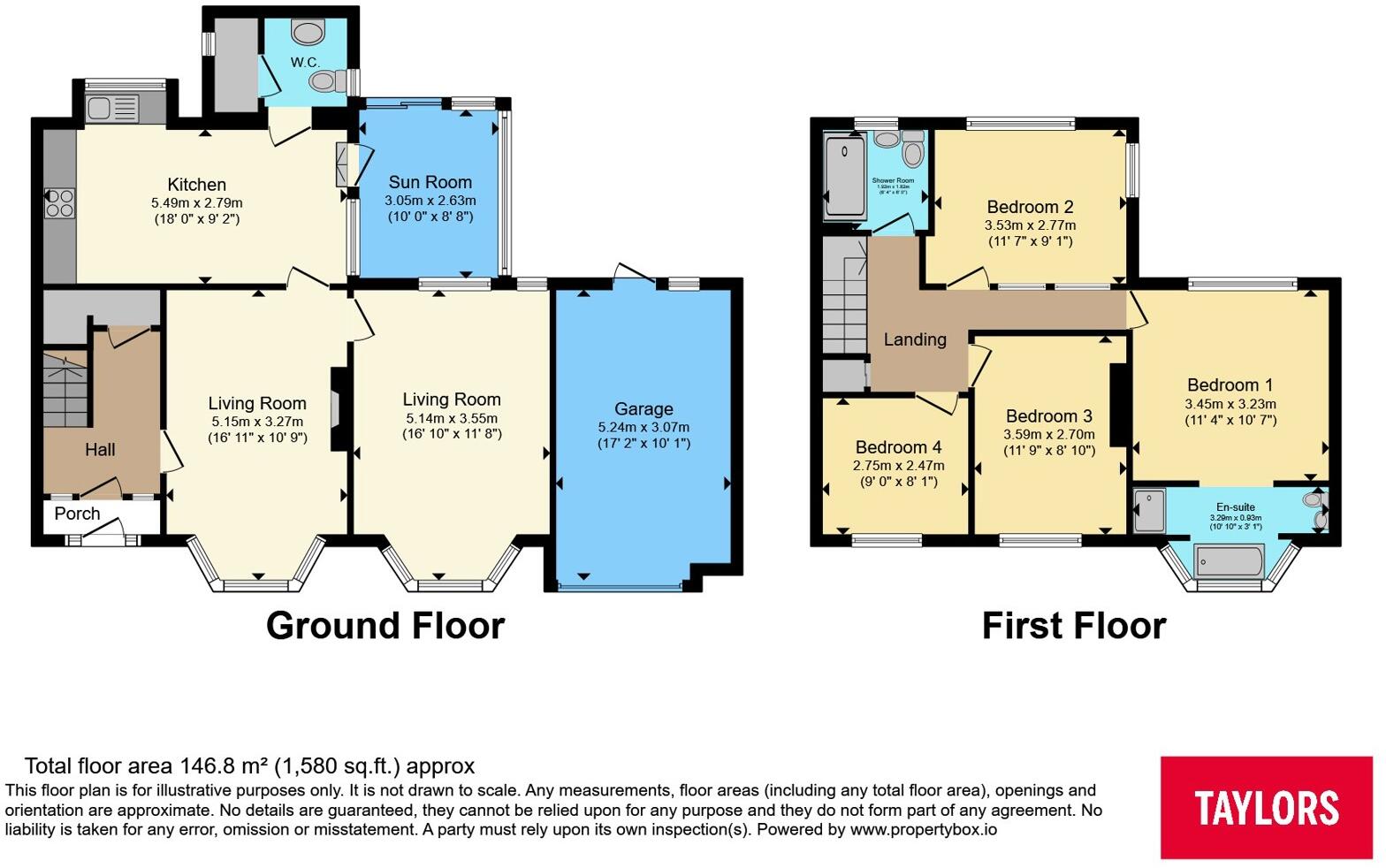 Beech Grove, Northampton, Northamptonshire, NN3 floorplan