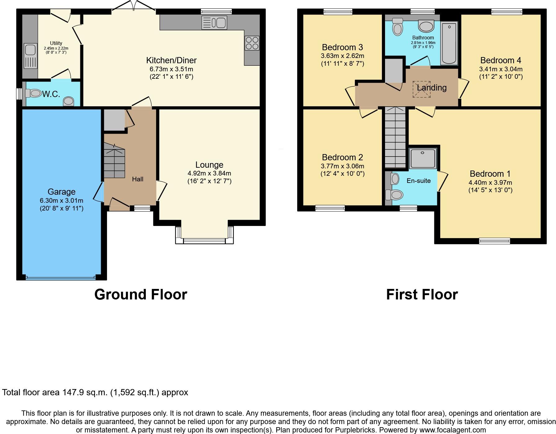 Higherfield Crescent, Prescot, L34 floorplan