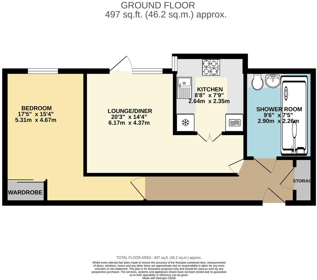 Darkes Lane, Potters Bar, EN6 floorplan