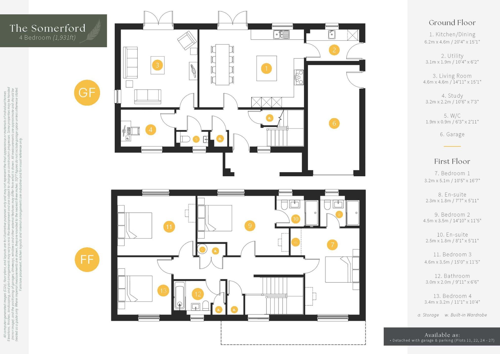 Worwell Rise,
Tetbury,
GL8 8GE floorplan