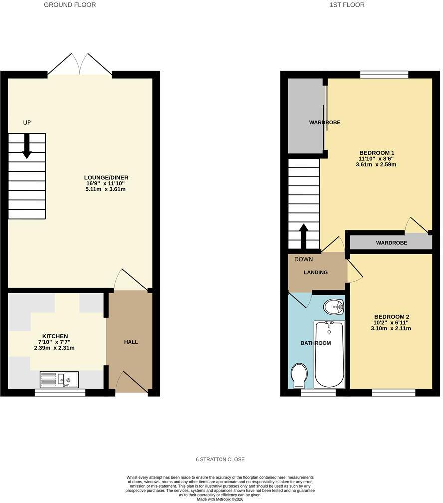 Stratton Close, Bridgwater floorplan