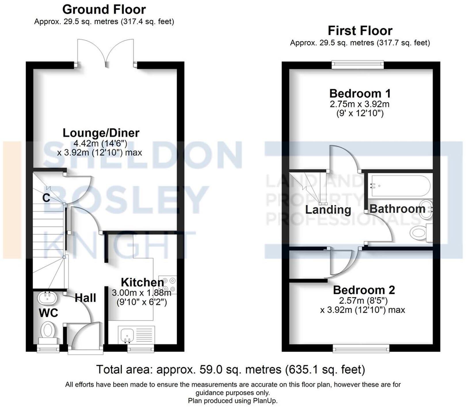 Albert Close, Meon Vale, CV37 floorplan