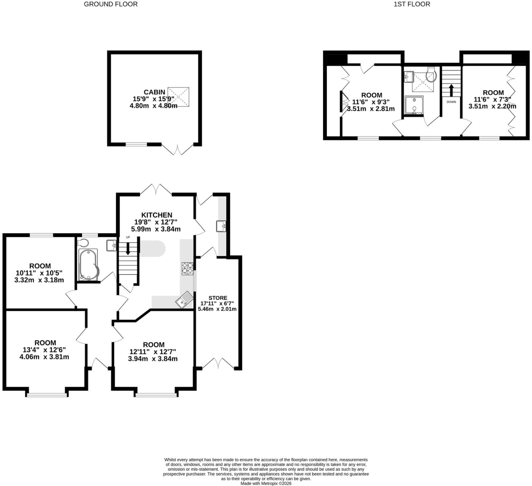 Pinewood Road, High Wycombe, HP12 4DA floorplan