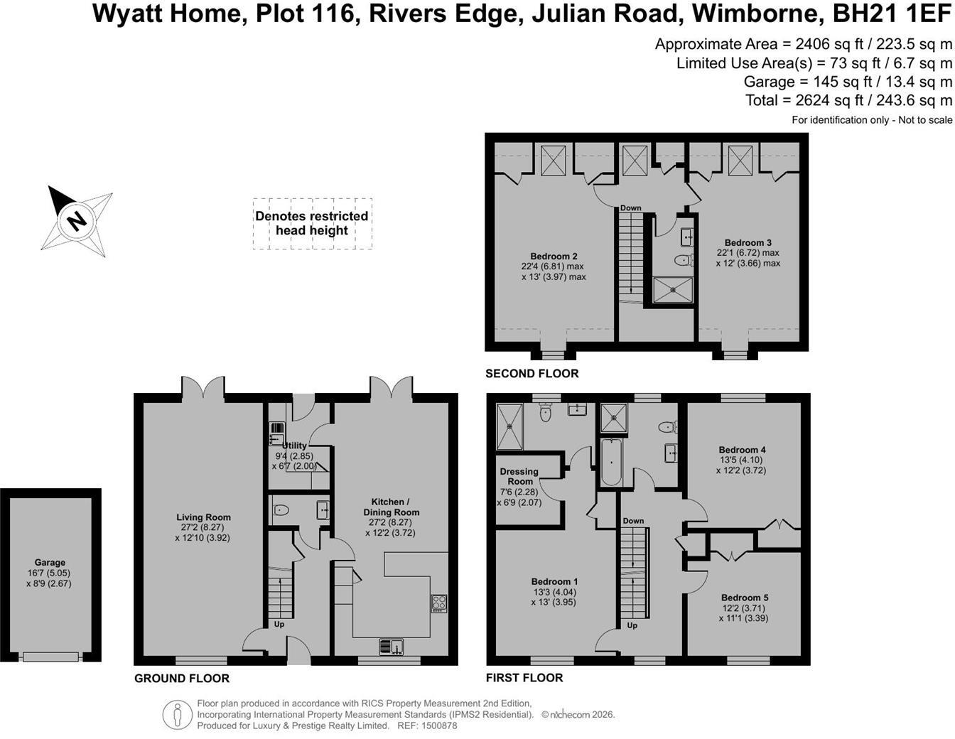 Julians Road, Wimborne floorplan