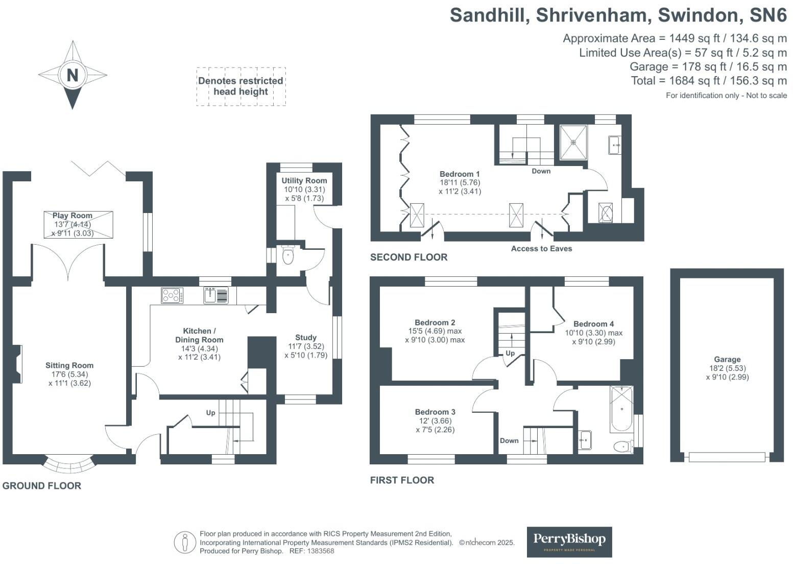 Sandhill, Shrivenham, Swindon, Oxfordshire, SN6 floorplan