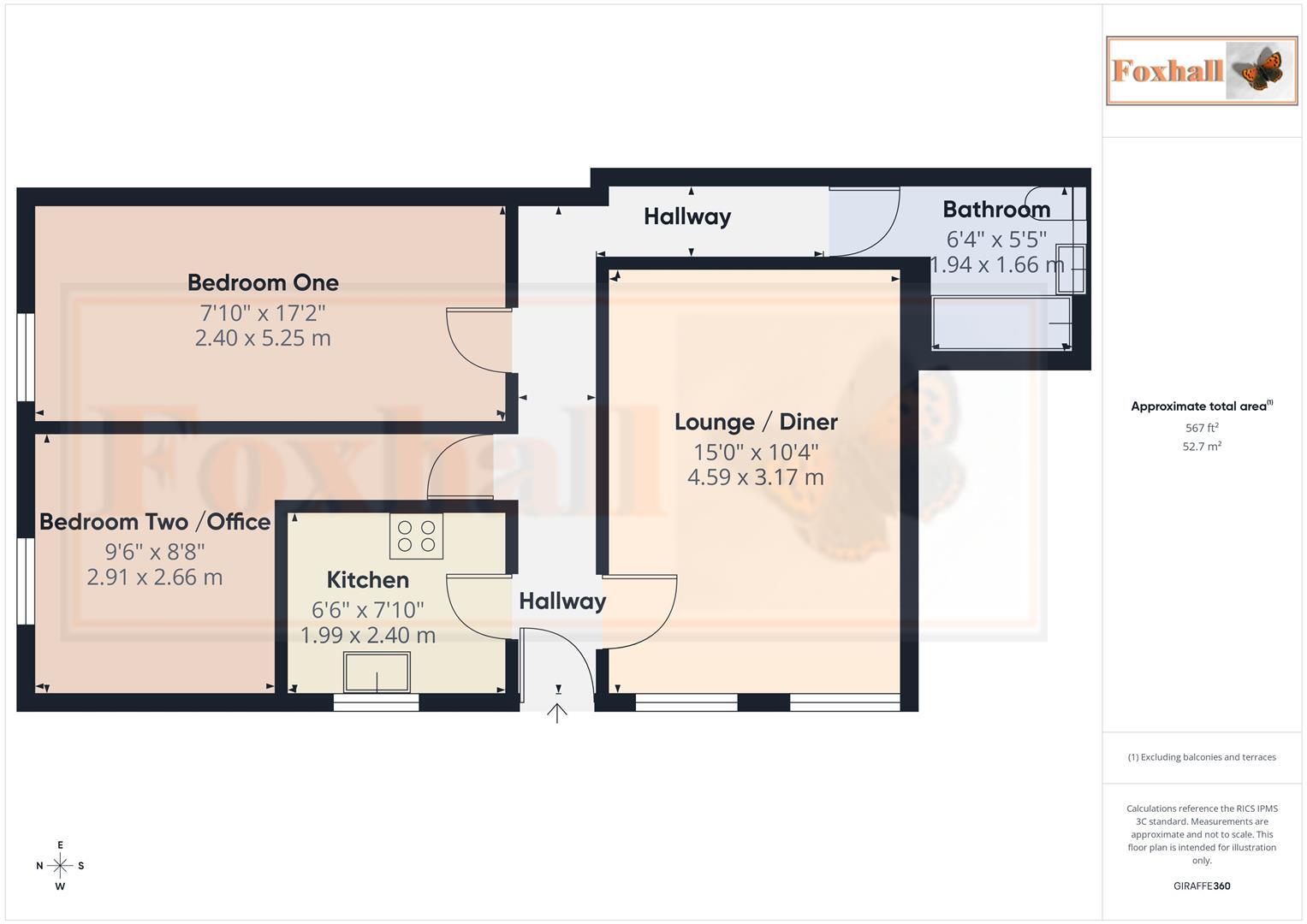 Foxhall Road, Ipswich floorplan