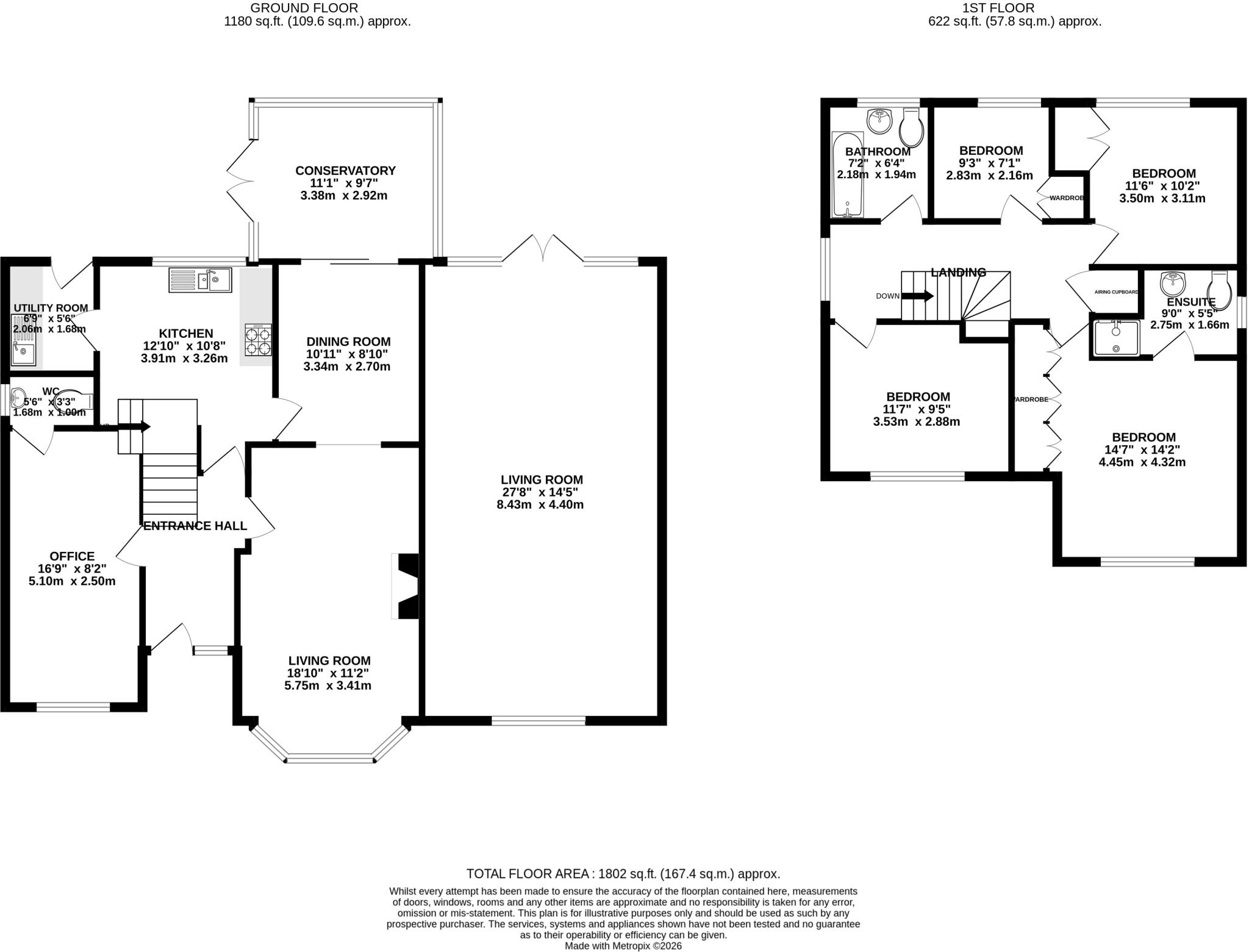 Honeycroft Drive, St. Albans, Hertfordshire, AL4 floorplan