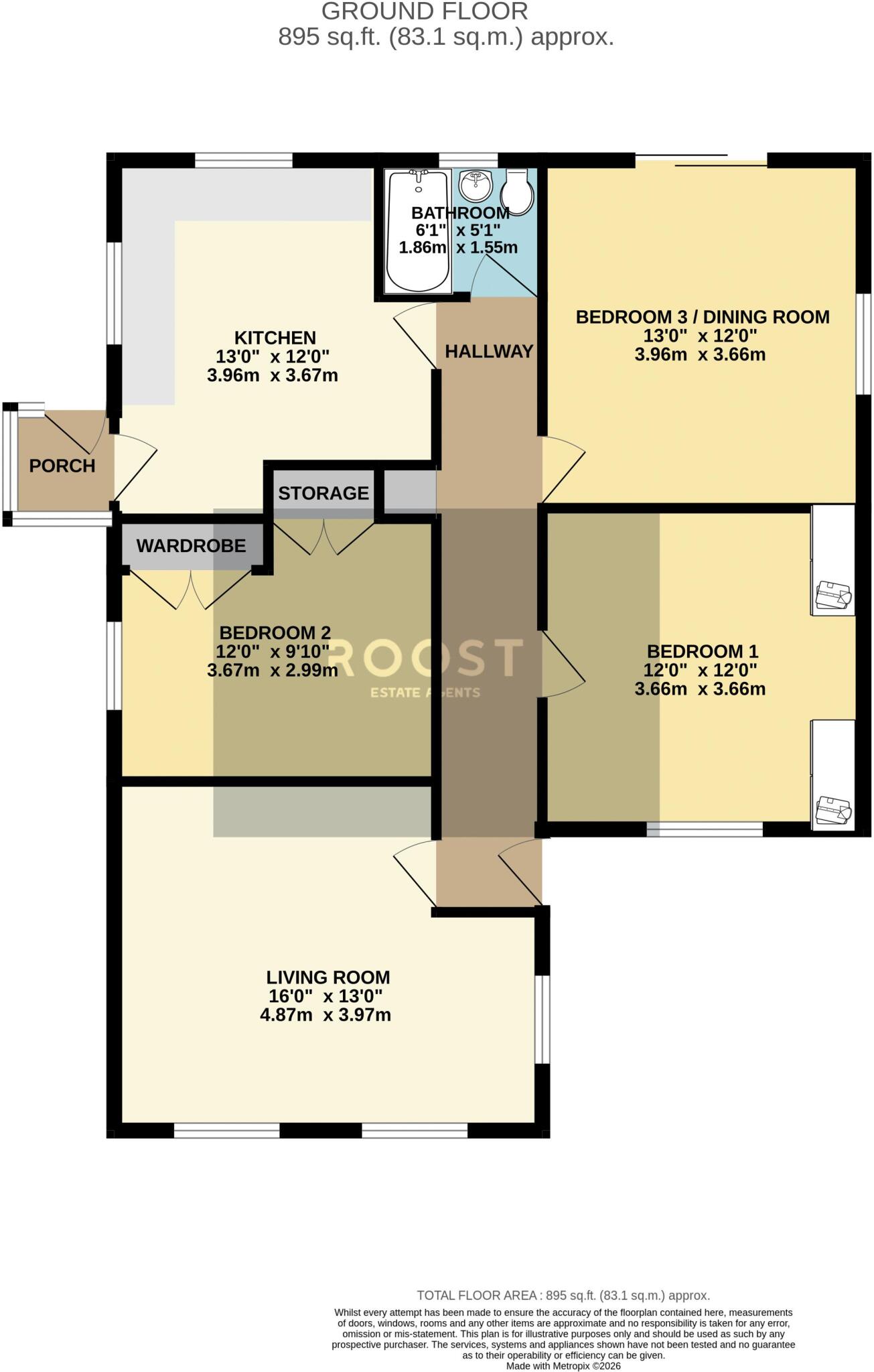Bradley Road, Grimsby floorplan