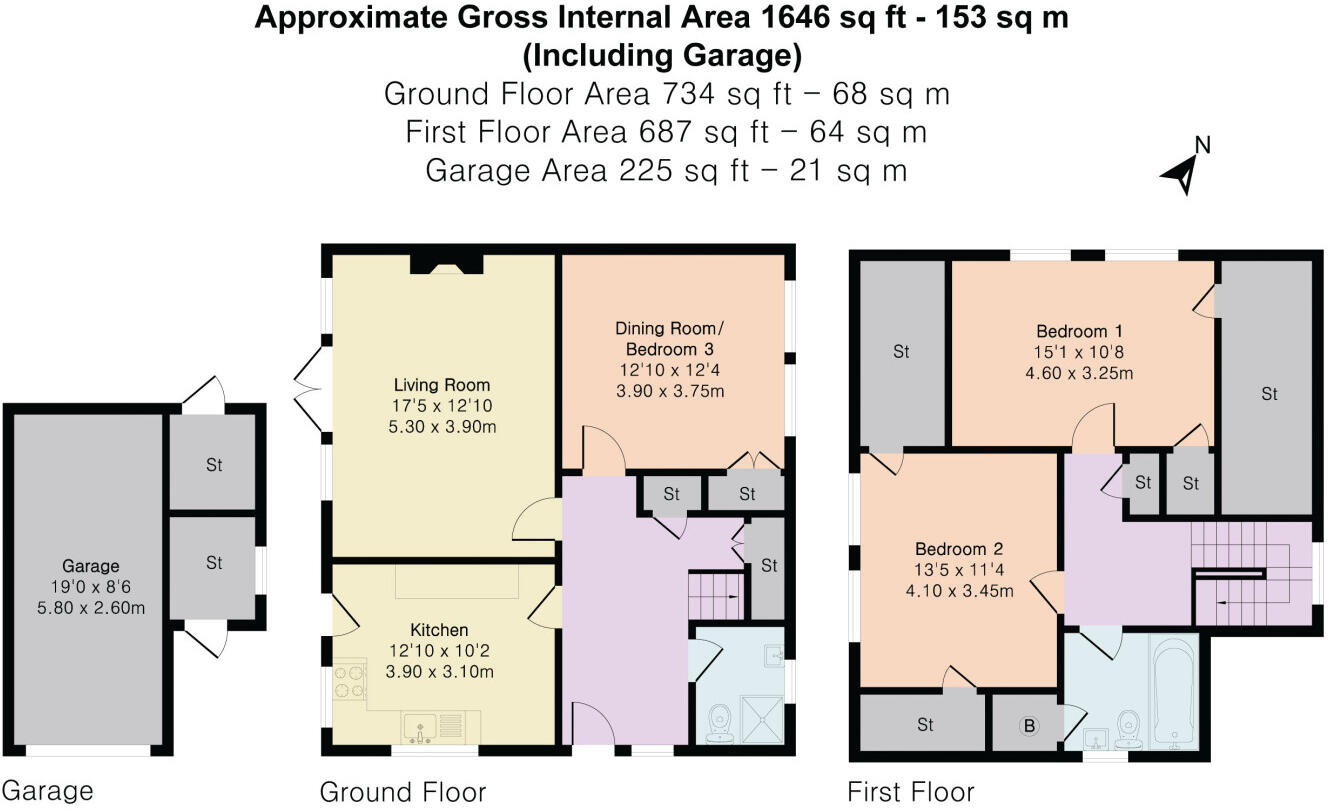 1, Weir Close, Chiselhampton, Oxford floorplan