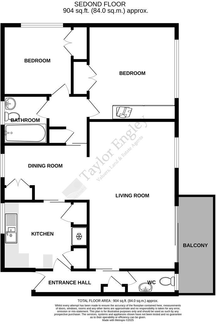 Blackwater Road, Eastbourne floorplan