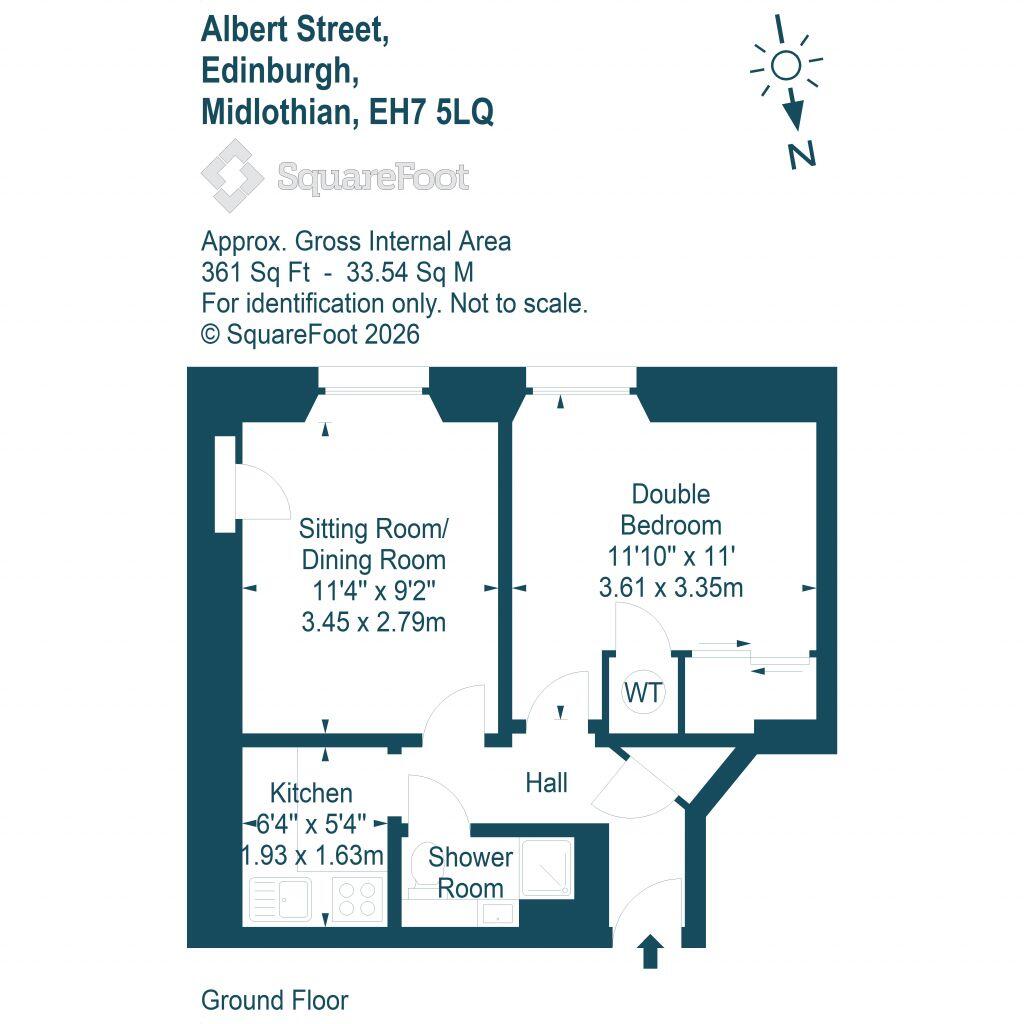 15/1 Albert Street, Leith, Edinburgh, EH7 5LQ floorplan