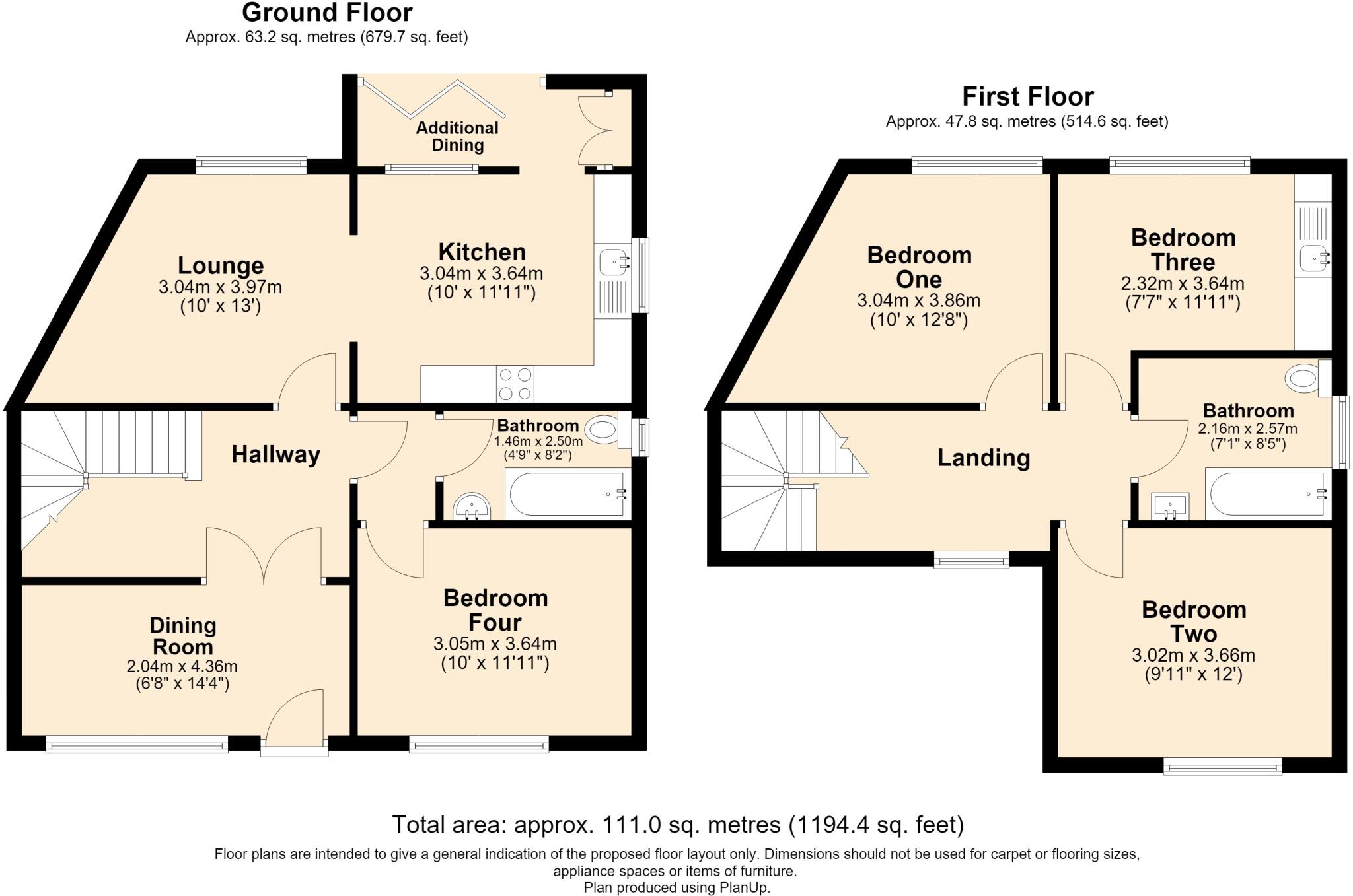 Palatine Avenue, Lancaster, LA1 floorplan