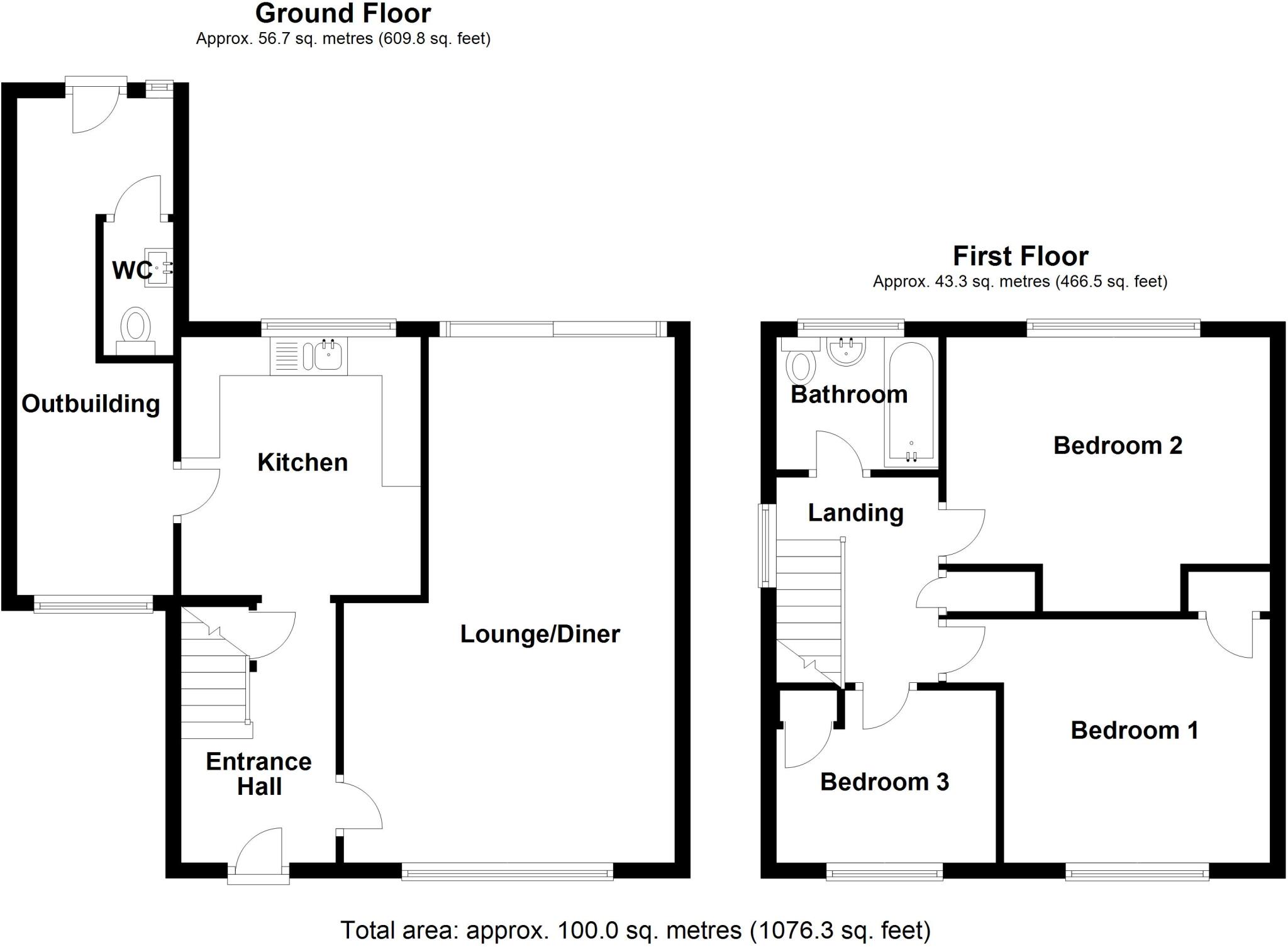 Brewer Road, Bulkington, Bedworth, Warwickshire, CV12 floorplan