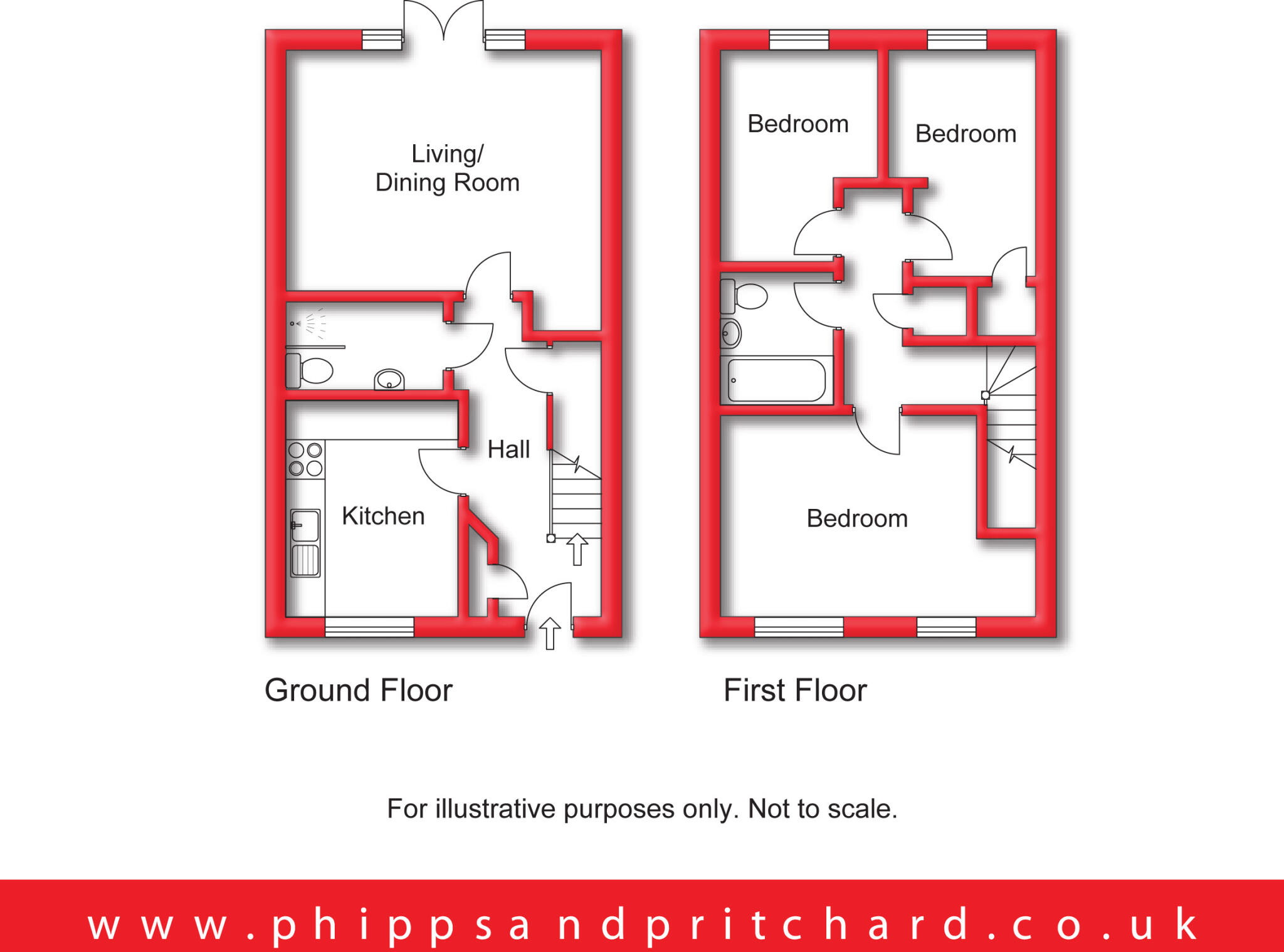 Stonecrop Crescent, Stourport-on-Severn, Worcestershire floorplan