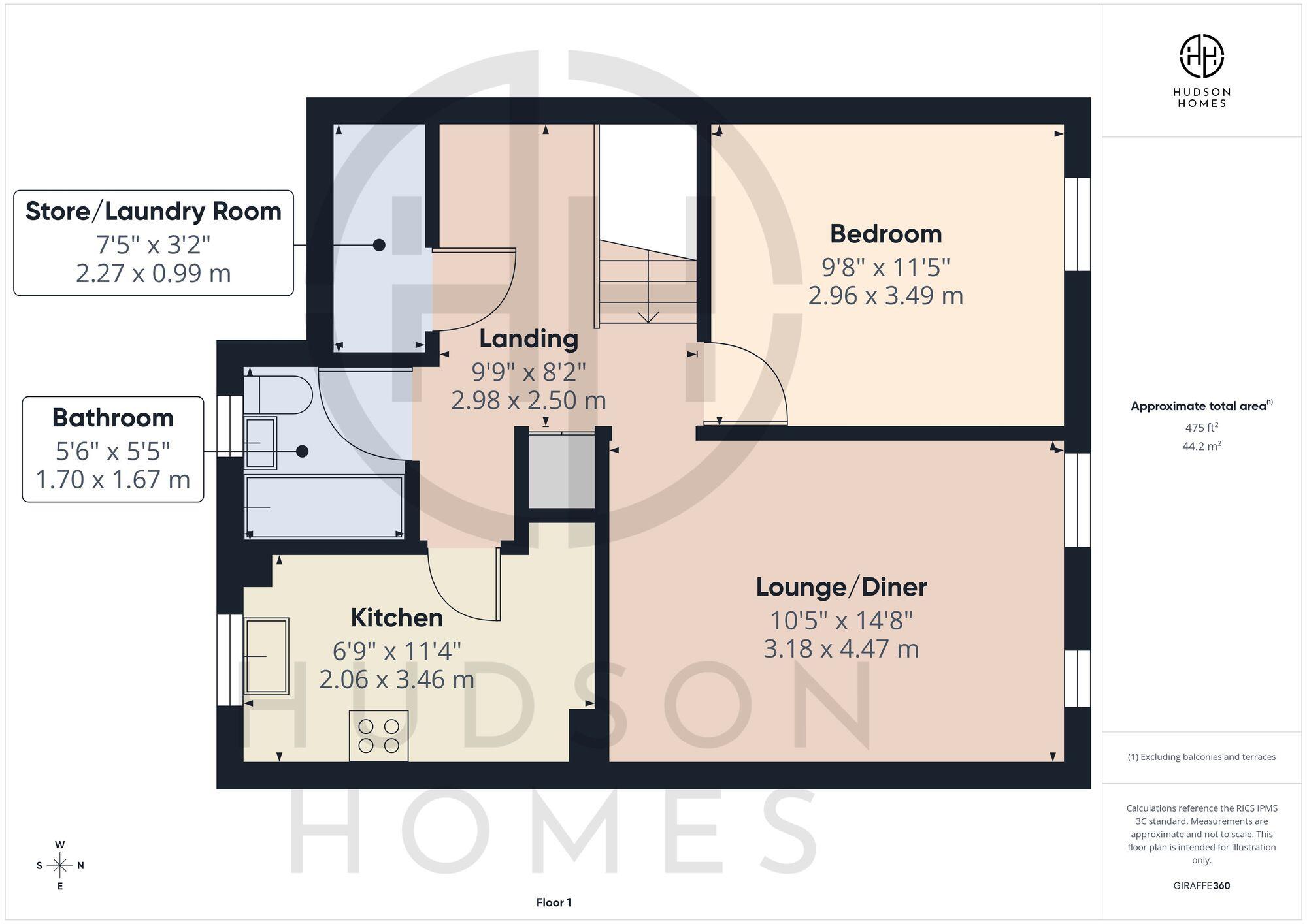 Lessingham, Orton Brimbles, PE2 floorplan