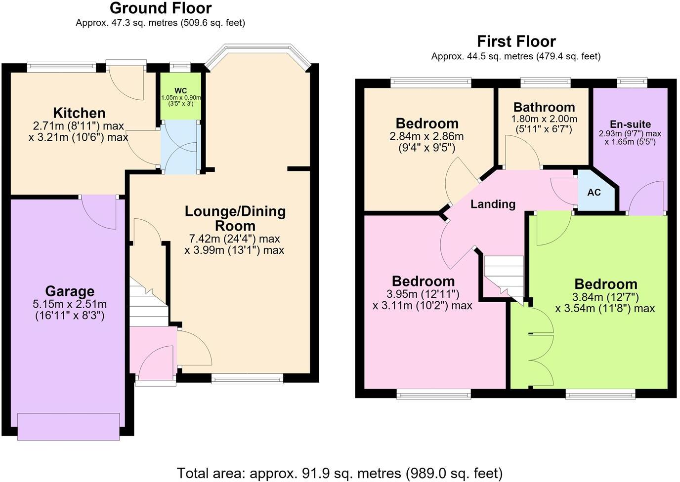 Milne Avenue, Fradley, Lichfield floorplan